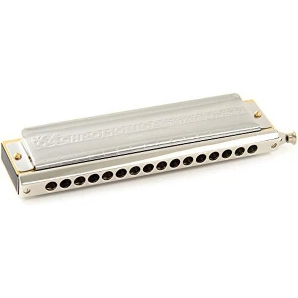 Vintage Hohner 64 Chromonica Model 280/64 in C With Original Storage Box - Picture 2 of 6